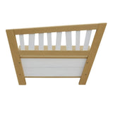 Storage Bench Corky Brown and White
