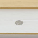 Storage Bench Corky Brown and White