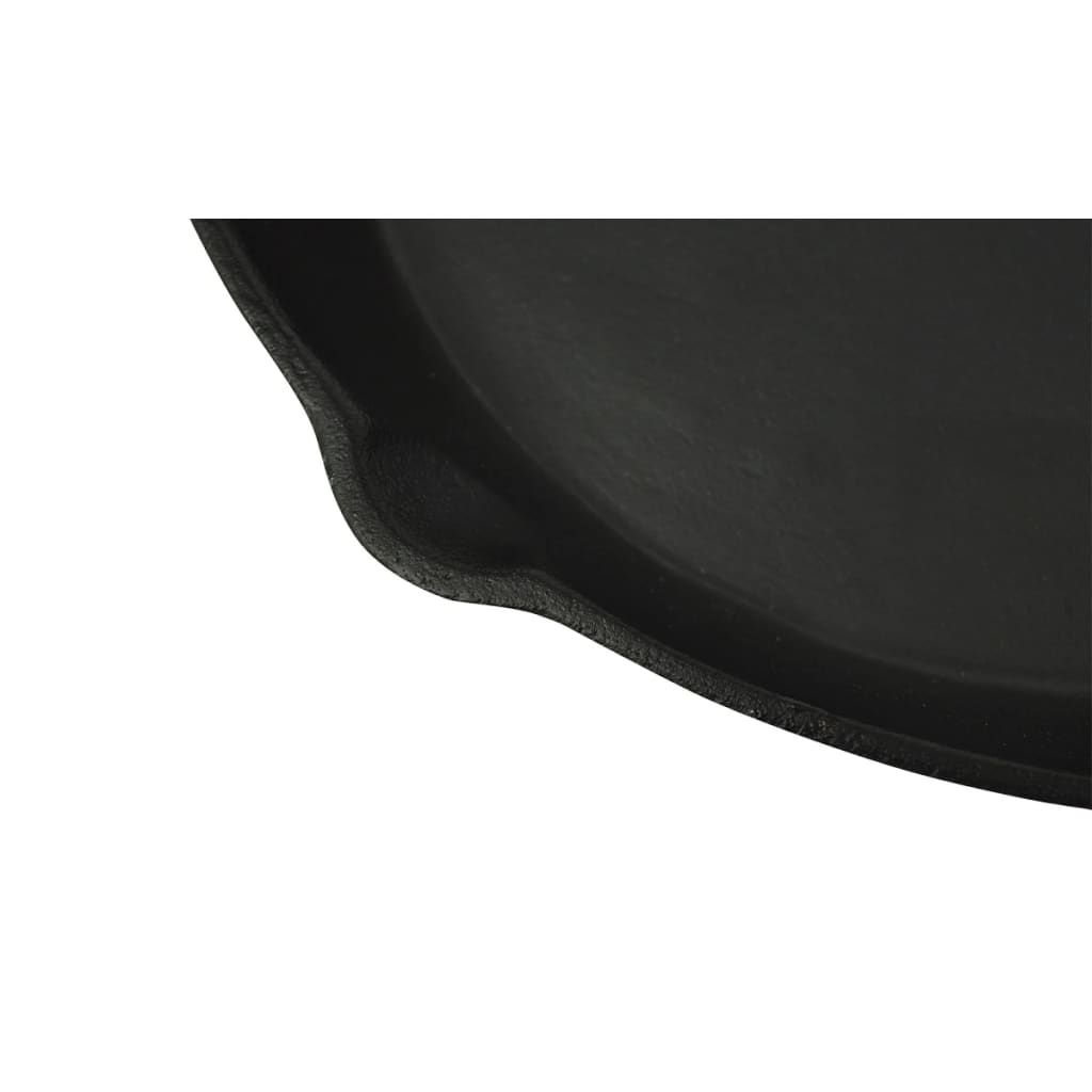 Grill Fry Pan Cast Iron 30 Cm Round