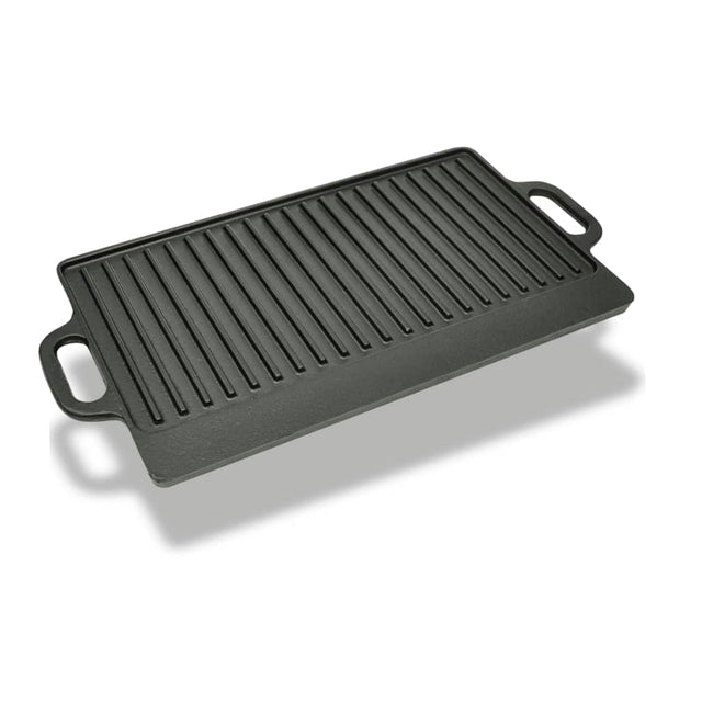 Grill Platter Cast Iron Reversible 50X23 Cm