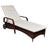 Sun Lounger With Wheels Poly Rattan