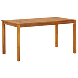 Garden Table Solid Acacia Wood