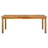 Garden Table Solid Acacia Wood
