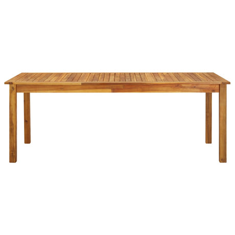 Garden Table Solid Acacia Wood