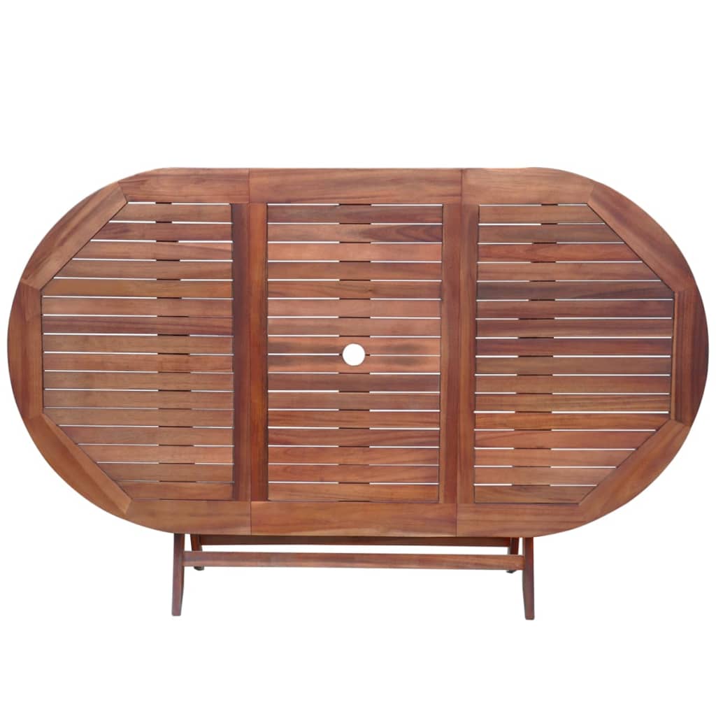 9 Piece Outdoor Dining Set With Cushions Solid Acacia Wood