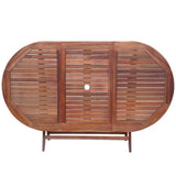 9 Piece Outdoor Dining Set With Cushions Solid Acacia Wood