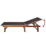 9 Piece Outdoor Dining Set With Cushions Solid Acacia Wood