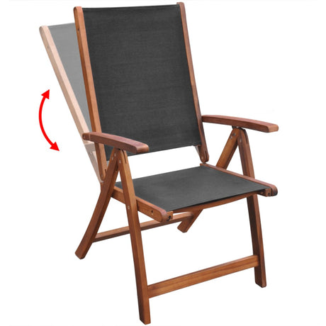 9 Piece Outdoor Dining Set With Cushions Solid Acacia Wood
