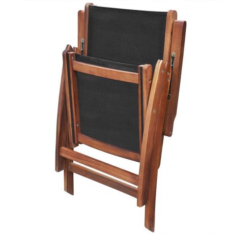 9 Piece Outdoor Dining Set With Cushions Solid Acacia Wood