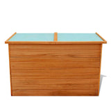 Garden Storage Box 126X72X72 Cm Wood