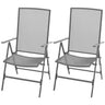 Stackable Garden Chairs 2 Pcs Steel
