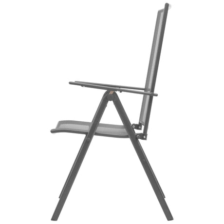Stackable Garden Chairs 2 Pcs Steel