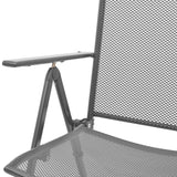 Stackable Garden Chairs 2 Pcs Steel