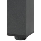 Garden Table 80X80X74 Cm Aluminium And Glass