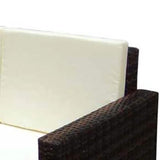 2 Piece Garden Lounge Set With Cushions Poly Rattan