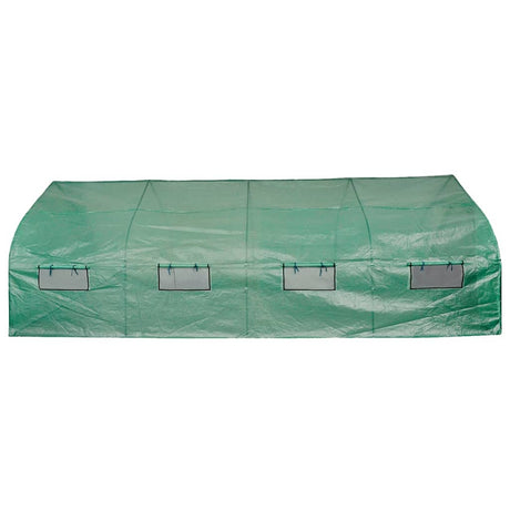 Portable Polytunnel Greenhouse Steel Frame Walk-In 18 M²