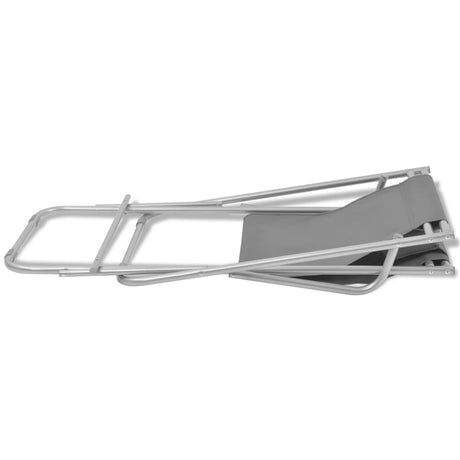 Reclining Deck Chairs 2 Pcs Steel
