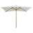 Garden Parasol With Wooden Pole 200X300 Cm