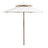 Double Decker Garden Parasol With Wooden Pole 270 Cm