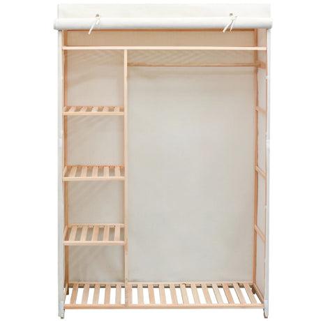 Wardrobe Fabric And Pinewood 110X40X170 Cm