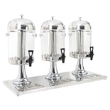 Double Juice Dispenser Stainless Steel 2 X 8 L