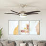 Ornate Ceiling Fan With Light 128 Cm