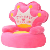 Plush Children's Chair Brown
