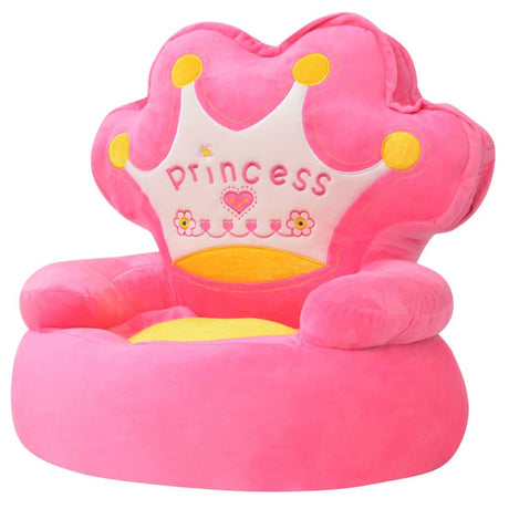 Plush Children's Chair Brown
