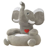 Plush Children's Chair Brown