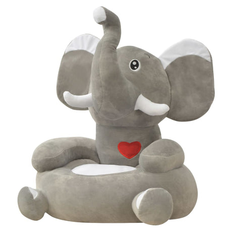 Plush Children's Chair Brown