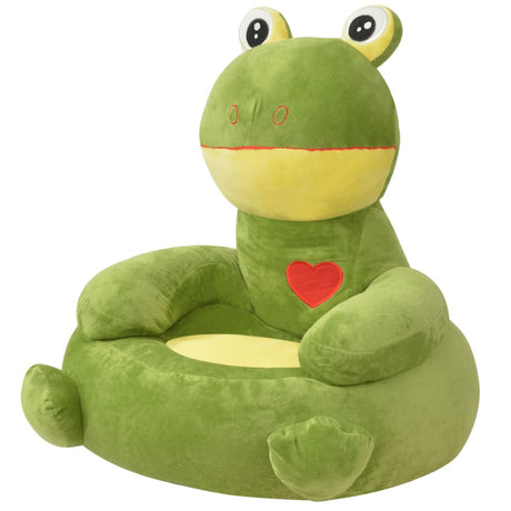 Plush Children's Chair Brown