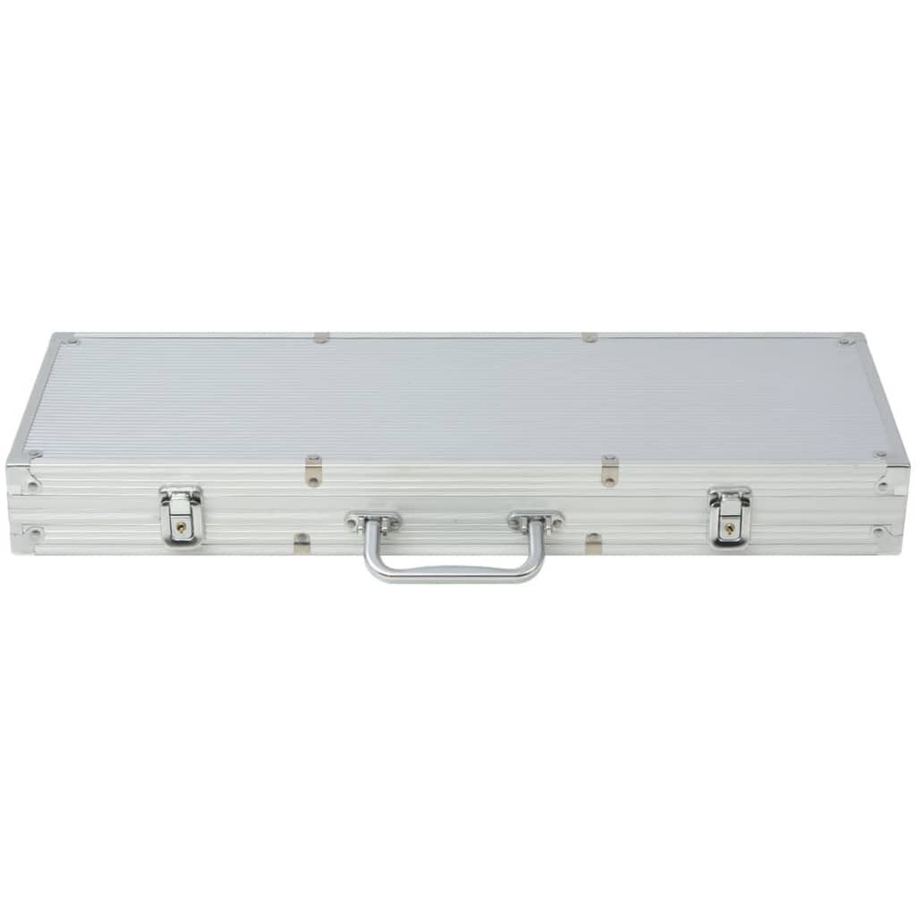 Poker Set With 500 Chips Aluminium