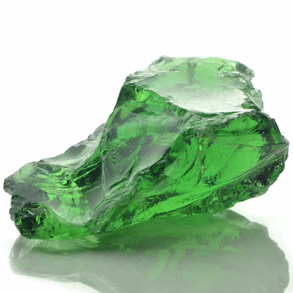 Gabion Rocks Glass Green 60-120 Mm 25 Kg