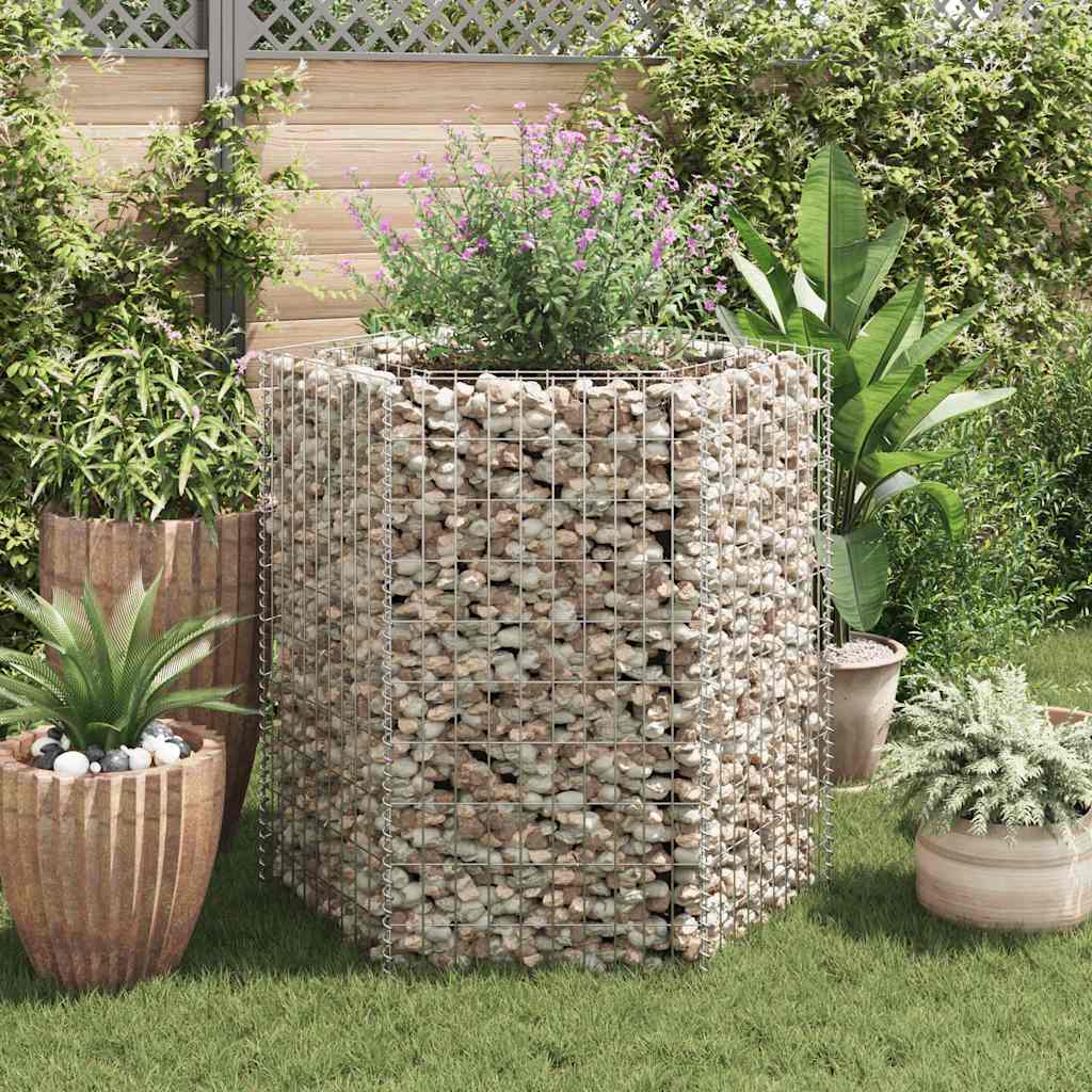Hexagonal Gabion Raised Bed