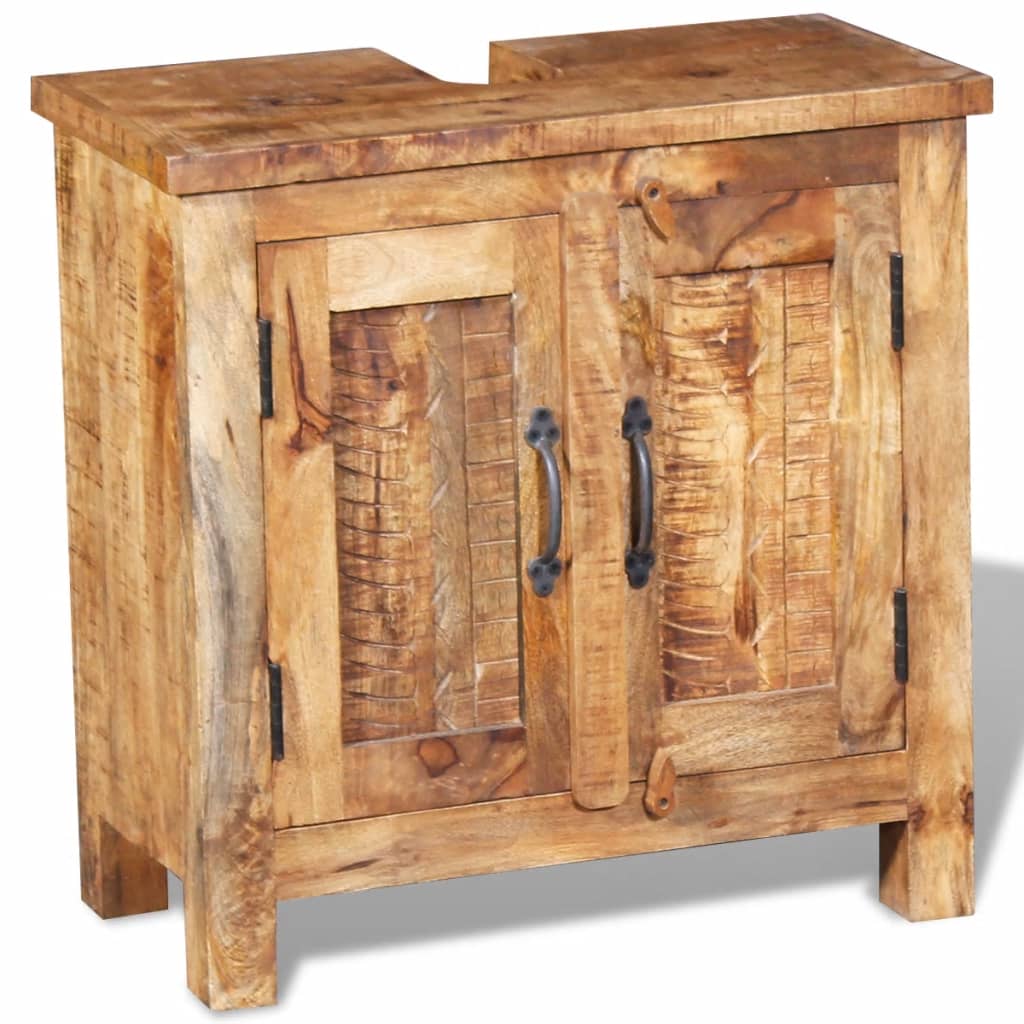 Vanity Cabinet With Mirror And 2 Side Cabinets
