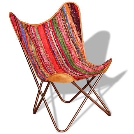 Butterfly Chair Chindi Fabric