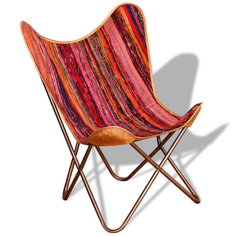 Butterfly Chair Chindi Fabric