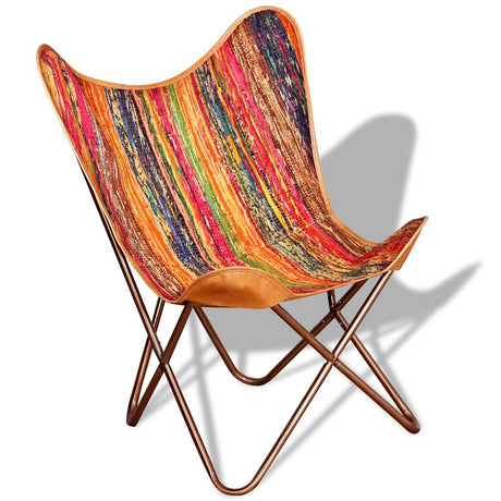 Butterfly Chair Chindi Fabric