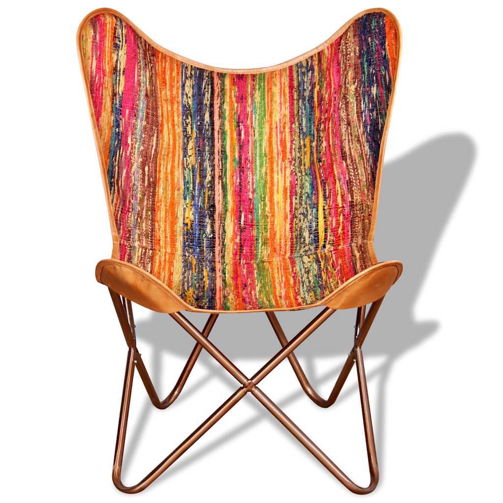 Butterfly Chair Chindi Fabric