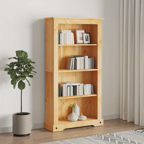 4-Tier Bookcase Mexican Pine Corona Range 80X29X