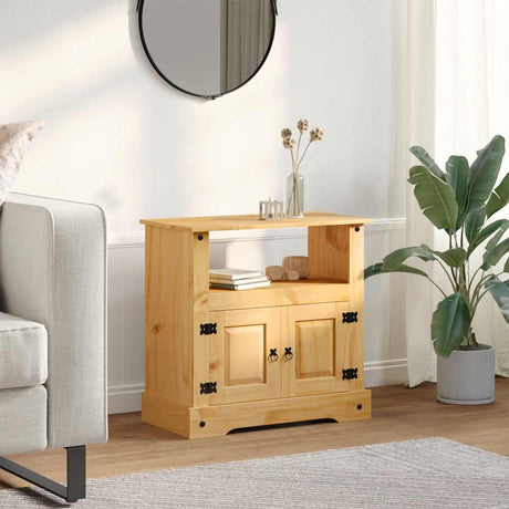 Tv Cabinet Mexican Pine Corona Range 80X43X78 Cm