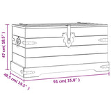 Storage Chest Mexican Pine Corona Range 91X49.5X47 Cm