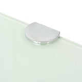 Corner Shelf With Chrome Supports Glass