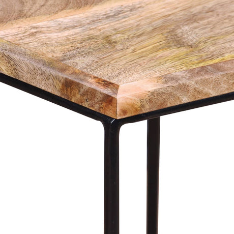 Coffee Table Solid Mango Wood 56X48X40 Cm