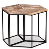 Coffee Table Solid Mango Wood 56X48X40 Cm