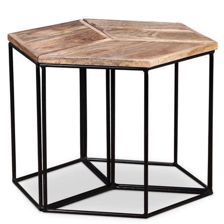 Coffee Table Solid Mango Wood 56X48X40 Cm