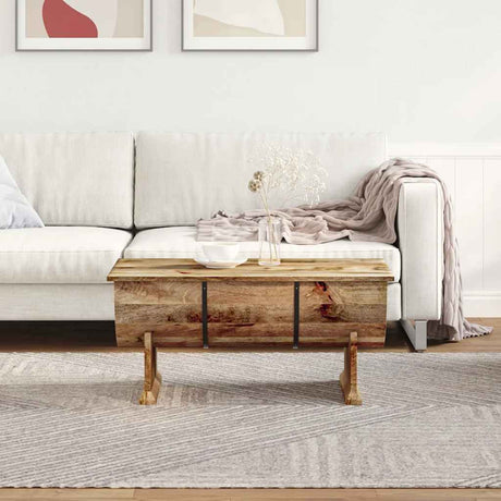 Coffee Table Solid Mango Wood 88X50X40 Cm