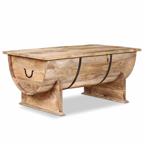 Coffee Table Solid Mango Wood 88X50X40 Cm