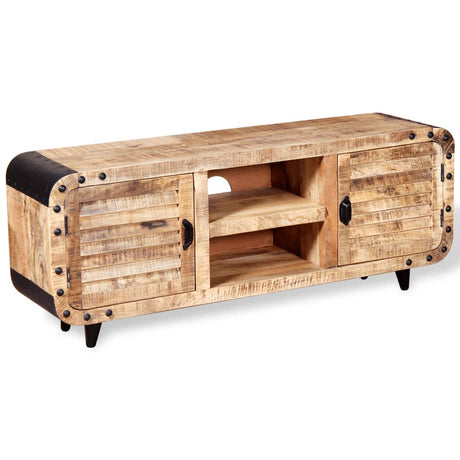 Tv Cabinet Rough Mango Wood 120X30X50 Cm