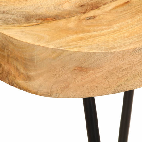 Bar Stools 2 Pcs Solid Mango Wood